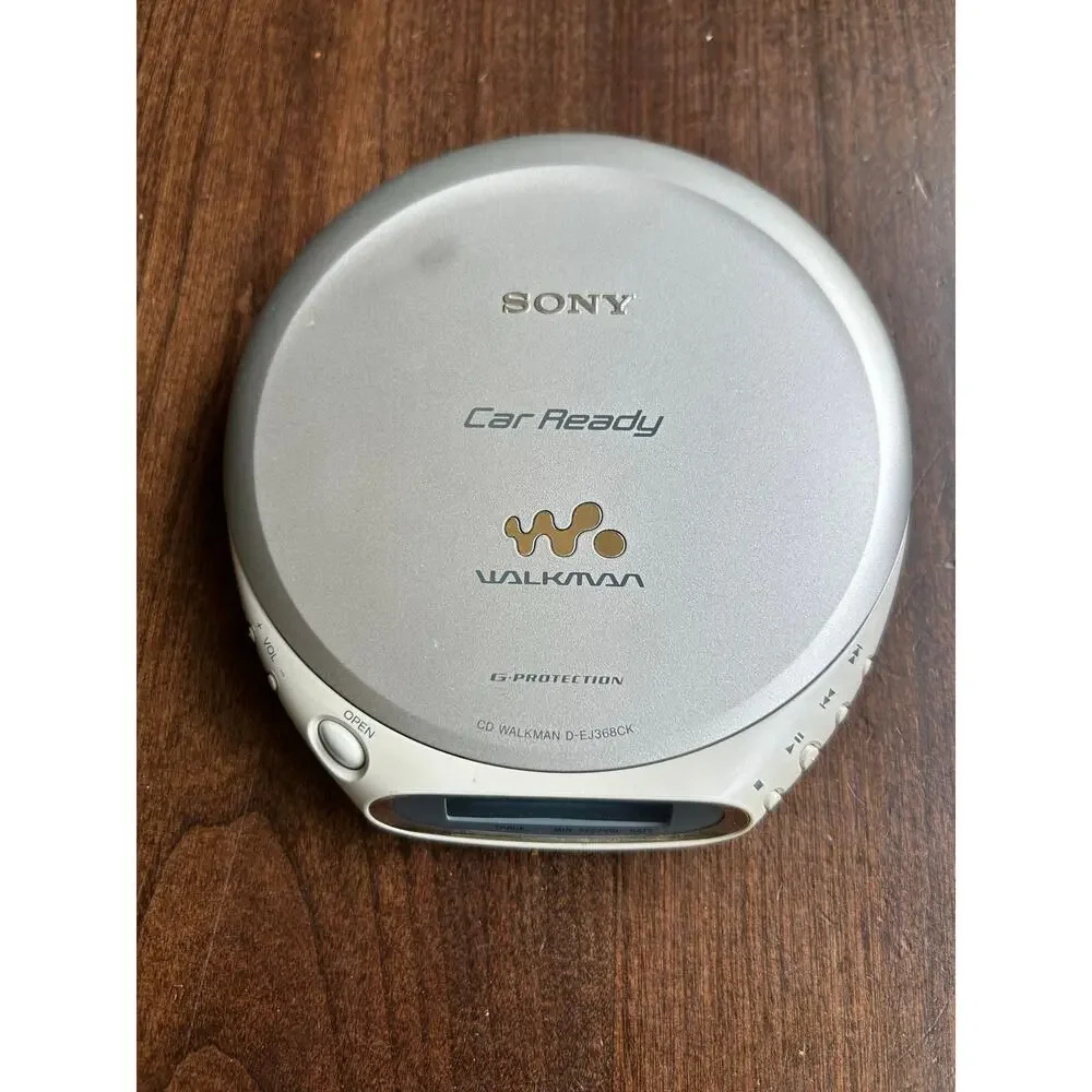 Sony Walkman D-EJ368CK portable CD player tested working